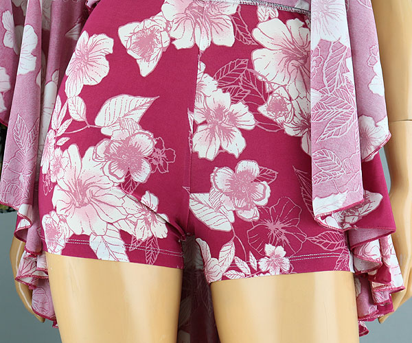 Lサイズ☆キュートなプリントミディアムスカート～A