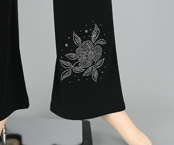 社交ダンス☆オーバースカート付きデザインパンツ
