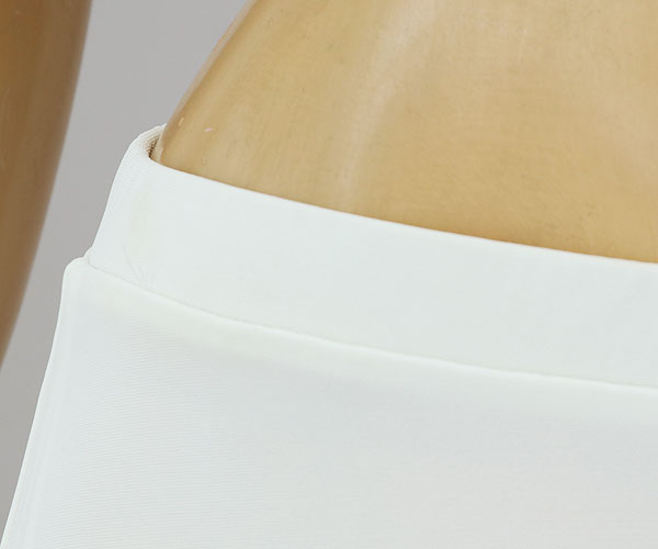 【SALE】裾リボンパイピングミディアムスカート